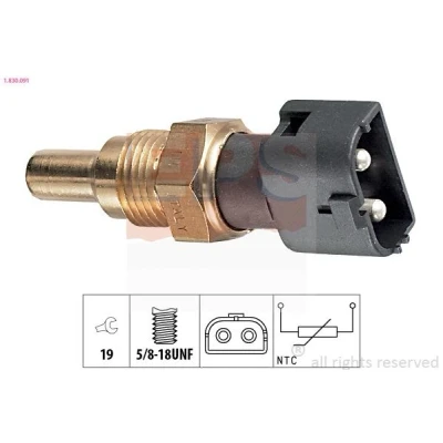 Billede af EPS 1.830.091 Kølevæsketemperatur Sensor Made in Italy OE Equivalent VOLVO: 940 II Stationcar, 740 I Stationcar