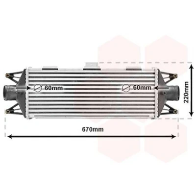 Billede af VAN WEZEL 28004045 Intercooler