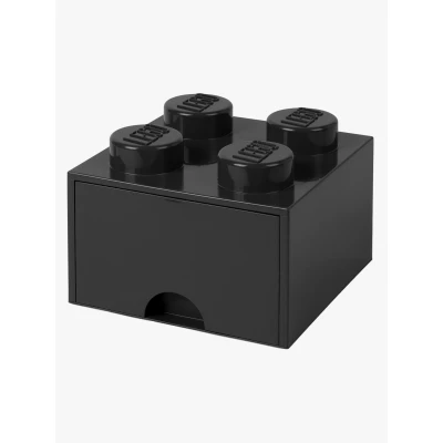 Billede af LEGO® Storage Box with Drawer Black 25x25x18 cm