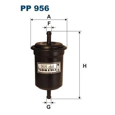 Billede af FILTRON PP 956 Brændstoffilter Ledningsfilter 8