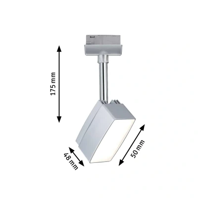 Billede af Paulmann URail Pedal LED spot 5W i krom