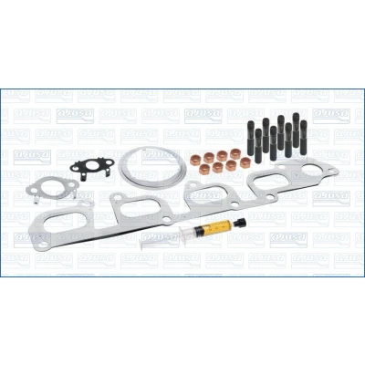 Billede af AJUSA JTC11703 Montagesæt, lader with studs, syringe oil med pakninger monteringsvejledning VOLKSWAGEN: Multivan 5 (7HM, Transporter