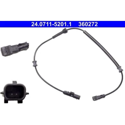 Billede af ATE 24.0711 5201.1 ABS Sensor 608 RENAULT: LAGUNA 2 Grandtour,