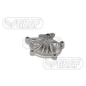 Billede af GRAF PA1232 Vandpumpe med pakning mekanisk Stålplade til multi v remsdrift PEUGEOT: 208 I Hatchback, 308 SW 2, 207 CITROËN: DS3 Hatchback