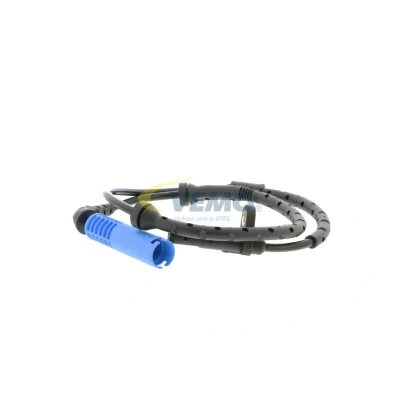 Billede af VEMO V20 72 0091 ABS sensor bagaksel med kabel Original Quality til køretøjer Hall princip, aktiv 2 683 800 12 Blå, sort BMW: X5