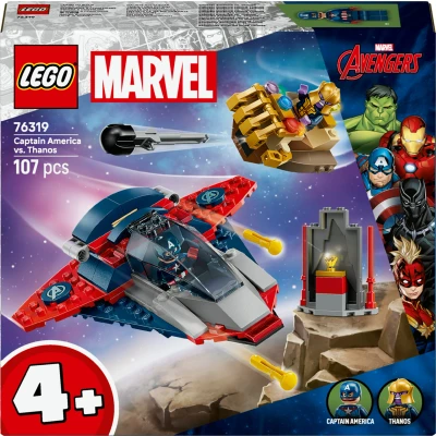 Billede af Captain America mod Thanos