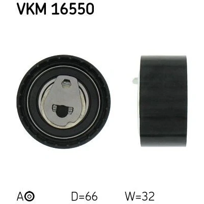 Billede af SKF VKM 16550 Strammehjul, tandrem RENAULT: LAGUNA 2, MEGANE 2 Kombi