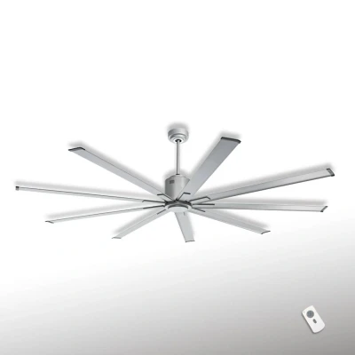 Billede af Loftventilator Big Smooth Eco 220 cm titaniumsølv