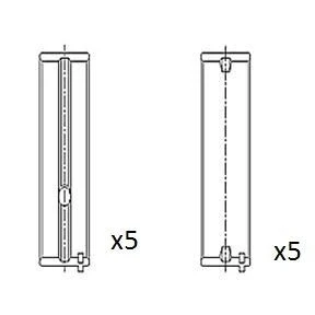 Billede af FAI AutoParts BM1031 STD Krumtapakselleje VOLKSWAGEN: Transporter 4, GOLF 3, 2, SKODA: Fabia I Hatchback