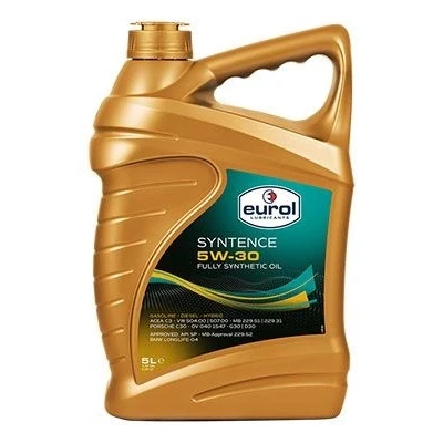 Billede af Eurol Syntence 5W 30 5L Motorolie E100062 VOLKSWAGEN: Polo V Hatchback, up! Golf 7, BMW: 5 Touring, 3 Touring