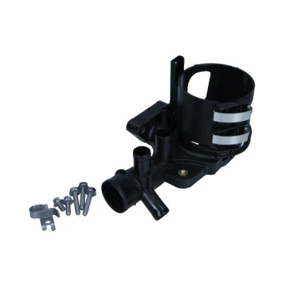 Billede af MAXGEAR 18 0805 Kølemiddelflange PA 66 GF 30, GFK (glasfiberforstærket kunststof) med holder skruer MERCEDES BENZ: E klasse Sedan, GLK, Vito Mixto