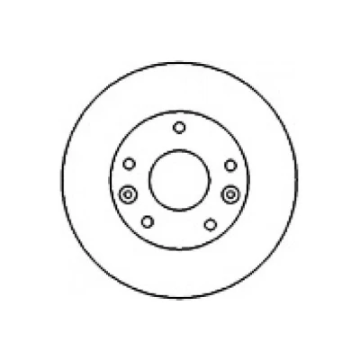 Billede af MAPCO 15579 Bremseskiver foraksel 274 24,2 5 ventileret