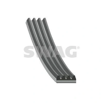 Billede af SWAG 20 92 8784 Kileribberem 855 4 EPDM (ethyl propylen dien gummi) VOLKSWAGEN: Passat B5 GP Variant, Golf 4, AUDI: A6 C5 Avant