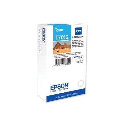 Billede af Epson T7012 XXL Cyan Original Blækpatron