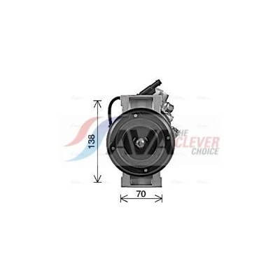 Billede af AVA COOLING SYSTEMS MSAK747 Kompressor PXC14 12V PAG 46 R134a med kompressorolie, magnetkobling, uden diode MERCEDES BENZ: Vito Van
