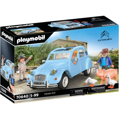 Billede af Legetøjssæt med køretøjer Playmobil Citroen 2CV 70646 Bil Blå 57 Dele