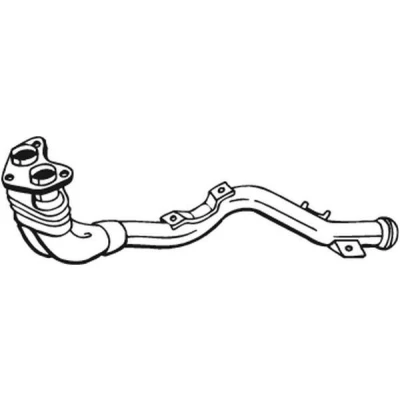 Billede af BOSAL 787 001 Udstødningsrør TOYOTA: Corolla VIII Compact, Sedan