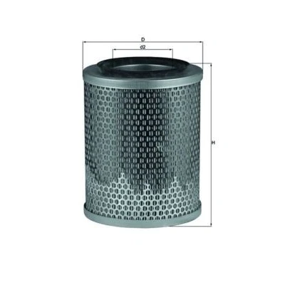 Billede af MAHLE ORIGINAL LX 196 Luftfilter 209,5 163,0 Filterindsats