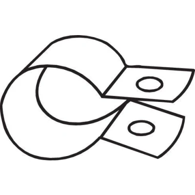 Billede af BOSAL 250 525 Holder, udstødningssystem 25 manifold spændebånd VOLKSWAGEN: GOLF 1