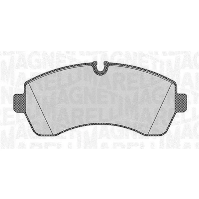 Billede af MAGNETI MARELLI 363916060647 Bremseklodser Forberedt til slidindikator MERCEDES BENZ: Sprinter 3.5 T Van, 3 Van