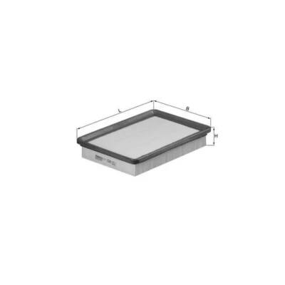 Billede af MAHLE ORIGINAL LX 1030 Luftfilter 41,0 175 256,0 Filterindsats KIA: Cerato Hatchback, Sedan, HYUNDAI: COUPE