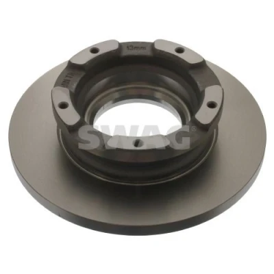 Billede af SWAG 50 94 0783 Bremseskiver bagaksel 280 16 5 160 fuldstændigt coatet med ABS sensorring FORD: Transit Mk6 Van, Bus, V363 Van
