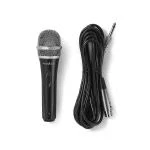 Billede af Mikrofon Cardioid Aftageligt kabel 5.00 m 50 Hz 15 kHz 600 Ohm 72 dB Indbygget on/off knap (tænd/sluk) Metal Grå / Sort