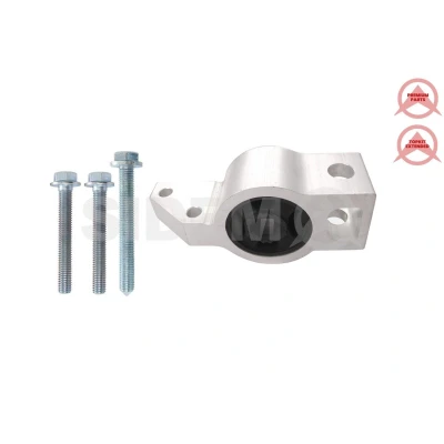 Billede af SIDEM 863663 KIT Bøsning nede, højre foraksel Gummimetalleje krydsarm VOLKSWAGEN: Touran I, Golf 6, 5, SKODA: Octavia II Hatchback