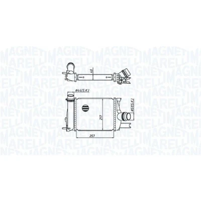 Billede af MAGNETI MARELLI 351319205390 Intercooler RENAULT: Clio 4
