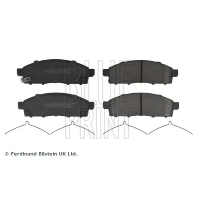 Billede af BLUE PRINT ADC44272 Bremseklodser foraksel med akustisk advarsel for slid bøjler MITSUBISHI: L200 / Triton IV Pick up