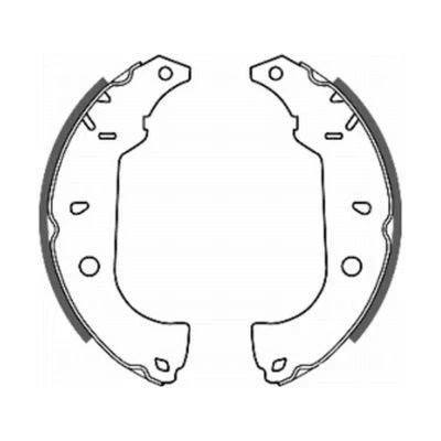 Billede af ABE C0F004ABE Bremsebakker bagaksel 228,6 42 BENDIX FIAT: Uno Hatchback