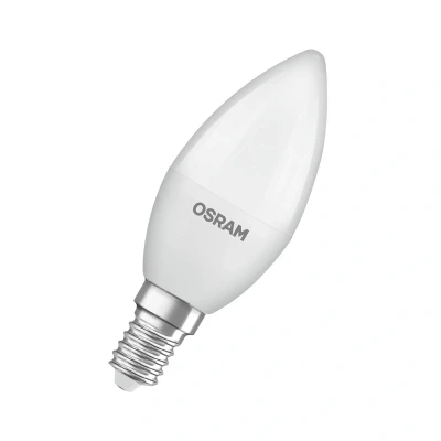 Billede af OSRAM LED Classic Star, stearinlys, mat, E14, 3,3 W, 4.000 K