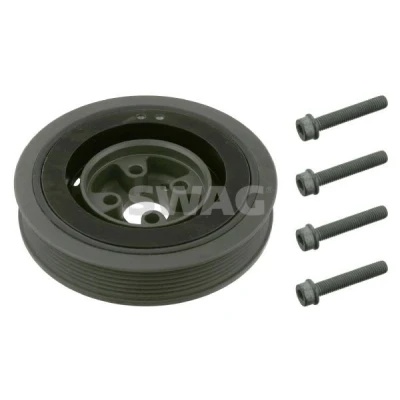 Billede af SWAG 30 93 3566 Remskive Krumtapaksel 6PK 161 5 med skruer VOLKSWAGEN: TRANSPORTER 4 Bus