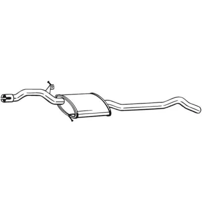 Billede af BOSAL 284 463 Midterste Lyddæmper AUDI: A4 B8 Avant