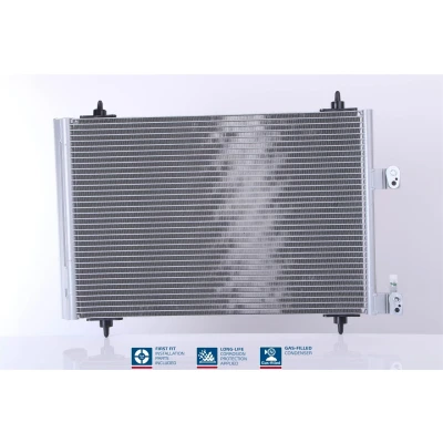Billede af NISSENS 94560 Kondensator med tørrer Aluminium 560 R 134a PEUGEOT: 307 SW, Stationcar, Hatchback, CITROËN: C4 I Coupe