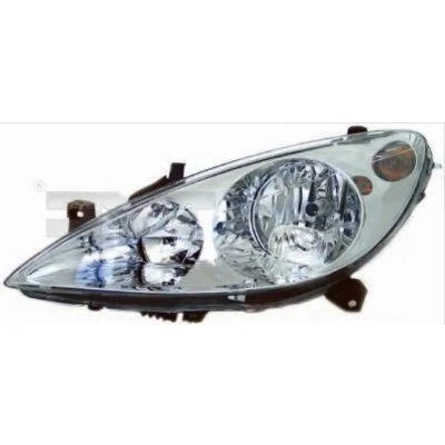 Billede af TYC 20 0166 55 2 Forlygter venstre H7, H1 med tågelygte til højrekørsel elektronisk motor PEUGEOT: 307 Hatchback, SW