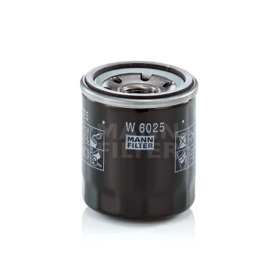 Billede af MANN filter W 6025 Oliefilter M 20 X 1.5 med en returløbs stop ventil Påskruet RENAULT: MEGANE 4, GRAND SCENIC 3, 3 Grandtour