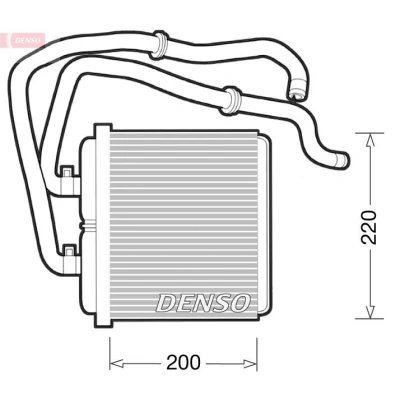 Billede af DENSO DRR12003 Varmeveksler