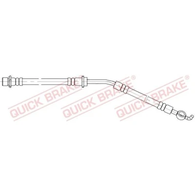 Billede af QUICK BRAKE 58.865 Bremseslange 250, 175 TOYOTA: Yaris II Hatchback