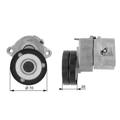 Billede af GATES FleetRunner Micro V Kit T38213 Strammehjul