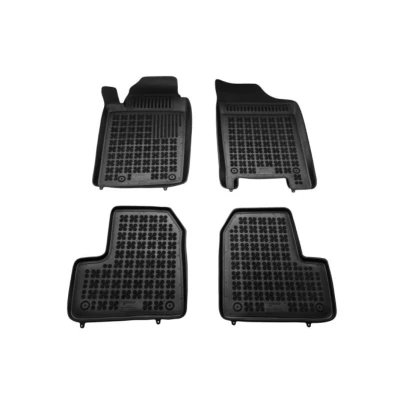 Billede af REZAW PLAST 201305 Gulvmåttesæt Gummi foran og bagved 4 sort Skrædderlavet PEUGEOT: 206 Hatchback, 206+ Hatchback