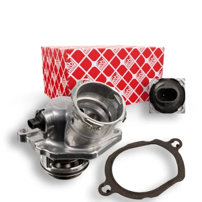 Billede af FEBI BILSTEIN 108755 Termostat 100 med pakning temperaturkontakt hus MERCEDES BENZ: E klasse T modell, C Sedan