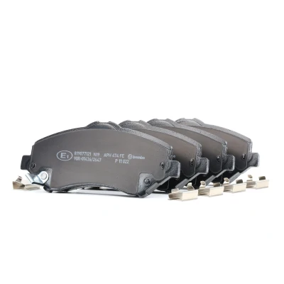 Billede af BREMBO P 11 022 Bremseklodser med akustisk advarsel for slid tilbehør DODGE: Journey MPV, Nitro SUV