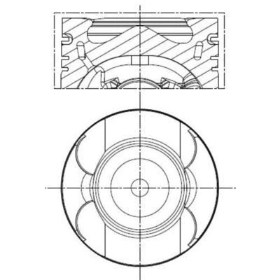Billede af Stempel MAHLE ORIGINAL 001 PI 00133