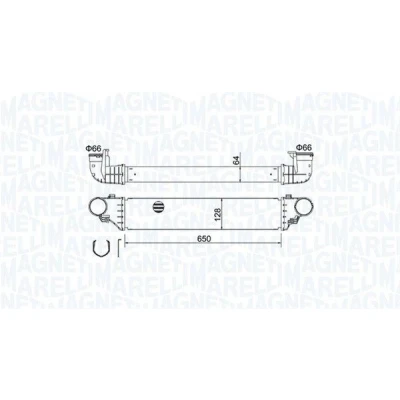 Billede af Ladeluftkøler MAGNETI MARELLI 351319204640