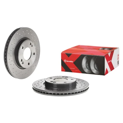 Billede af BREMBO 09.C249.1X Bremseskiver 280 23 5 perforeret/indv. ventileret coatet højkarboniseret med skruer HYUNDAI: i30 II Coupe, Stationcar