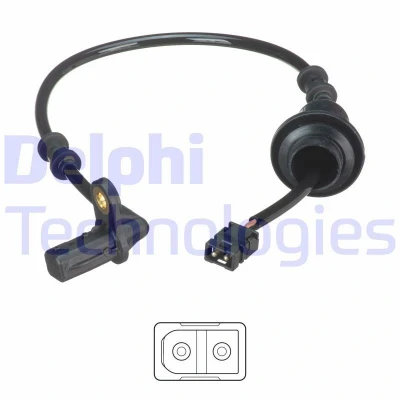 Billede af DELPHI SS20486 ABS sensor aktiv 486 MERCEDES BENZ: SLK