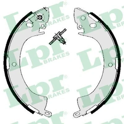 Billede af LPR 05240 Bremsebakker 254 51 MITSUBISHI: PAJERO 1
