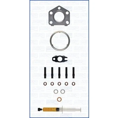 Billede af AJUSA JTC11902 Montagesæt, lader with studs, syringe oil med pakninger monteringsvejledning ALFA ROMEO: MiTo, FIAT: Punto III Hatchback