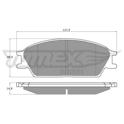 Billede af TOMEX brakes TX 11 06 Bremseklodser foraksel HYUNDAI: Getz